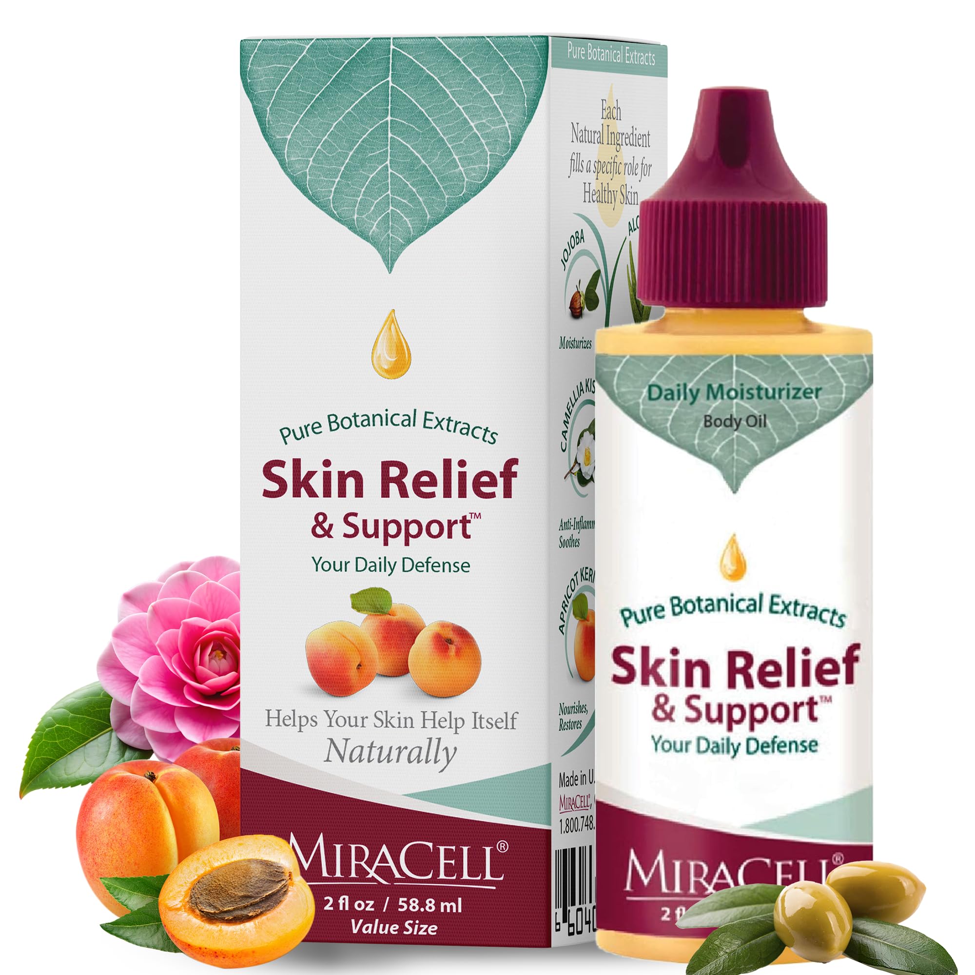 Amazon.com : Miracell Skin Relief & Support Oil | Natural